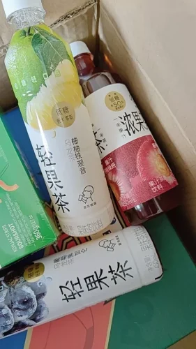 喜茶[50% Fruit Juice Tea] Grapefruit, Waxberry, Peach, Lychee, and Grape Flavors | Low-Sugar Refreshing Drink, 450ml photo review